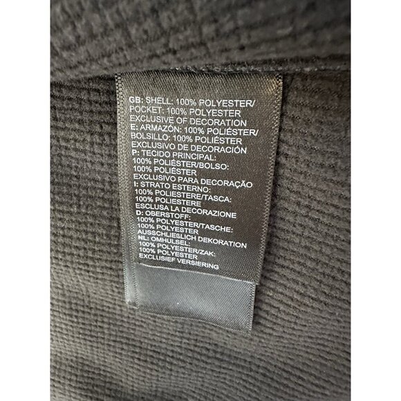 North Face Vest Womens Medium Gray Ridgeline Slim Fit Full Zip Soft Shell Logo - Picture 11 of 11